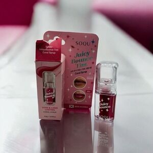 Soqu Juicy Bounce Tint "Coral Syrup" NEW